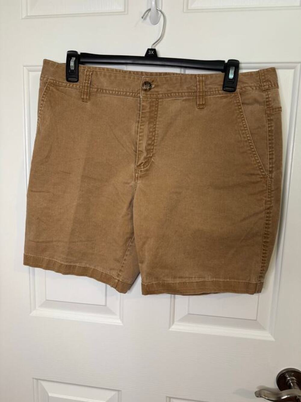 Toad & Co Men's Mission Ridge Shorts Chino Organic Cotton 38 x 8 Brown